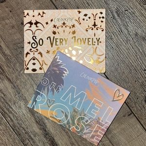Colourpop So Very Lovely/Off Melrose Eyeshadow Palette Bundle